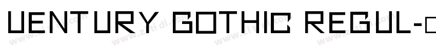 Uentury Gothic Regul字体转换
